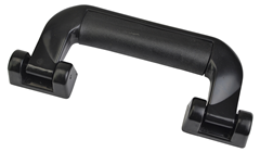 Plastic Handle Suitcase Style in Black